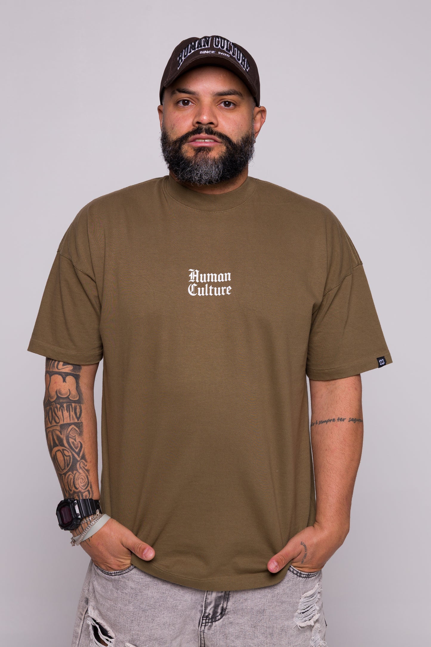 Oversized Human Basic Relevo – 240g Premium, Não Encolhe