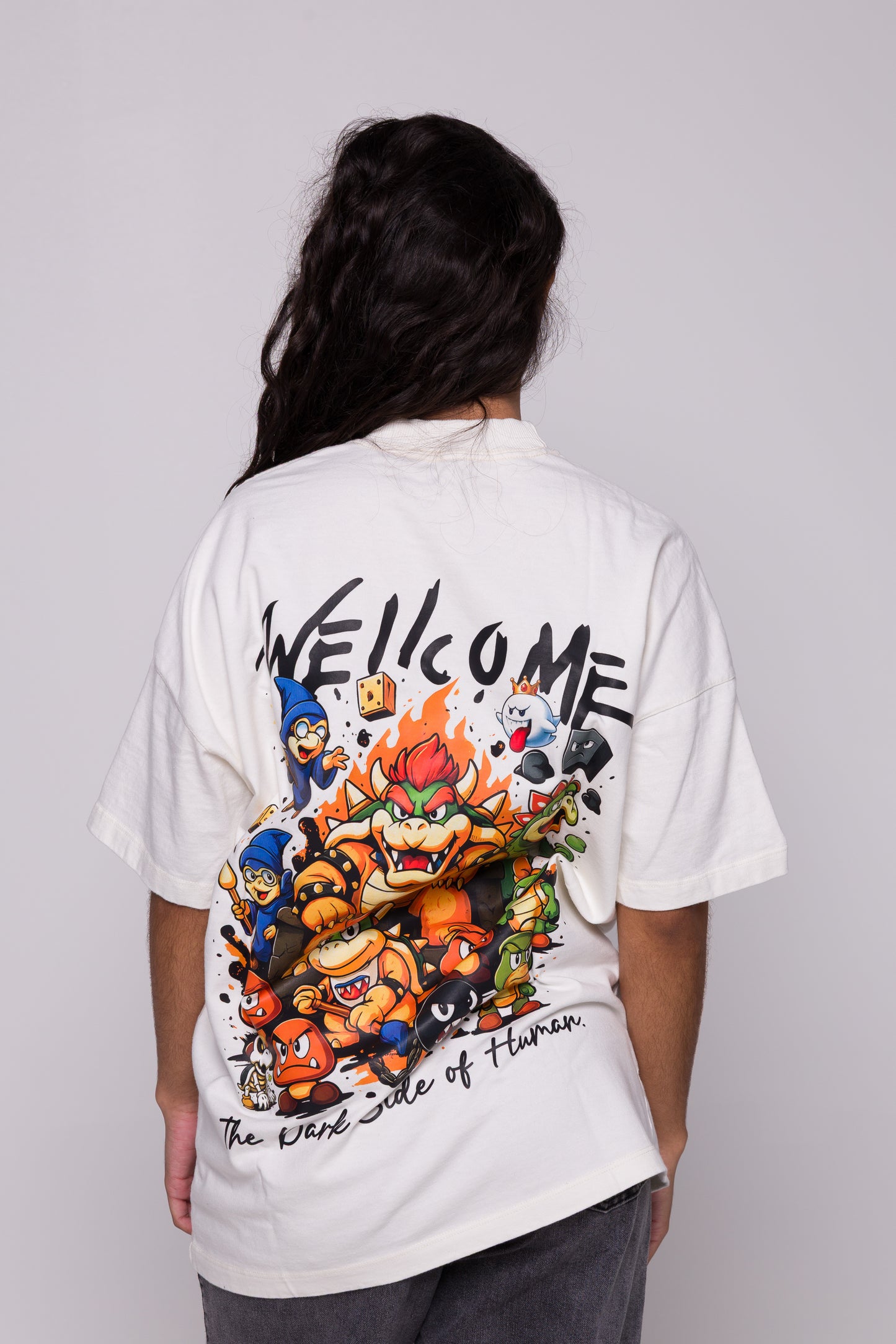 Oversized Human Dark Side – Drop Exclusivo Streetwear 240g