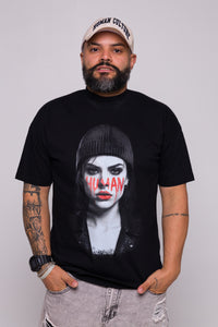 Oversized Human Face – 240g Premium, Não Encolhe